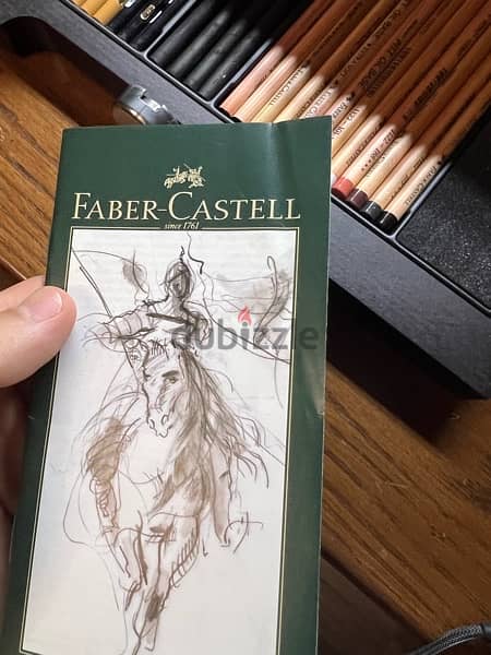 Faber Castell Monochrome Graphite Pencil Set 8