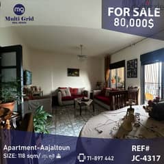 JC-4317 / Apartment for Sale in Ajaltoun, شقة للبيع في عجلتون 0