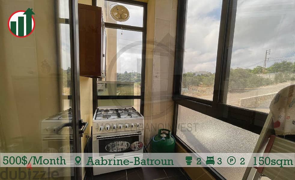 Fully Furnished Apartment for Rent in Aabrine-Batroun!!!! 8