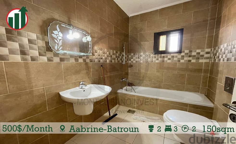 Fully Furnished Apartment for Rent in Aabrine-Batroun!!!! 9