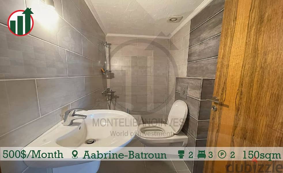 Fully Furnished Apartment for Rent in Aabrine-Batroun!!!! 10