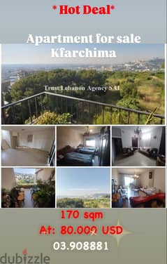 170 Sqm | Apartment For Sale In Kfarchima بداعي السفر سعر نهائي 0