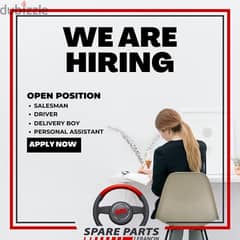 join our team in spareparts antilias 0