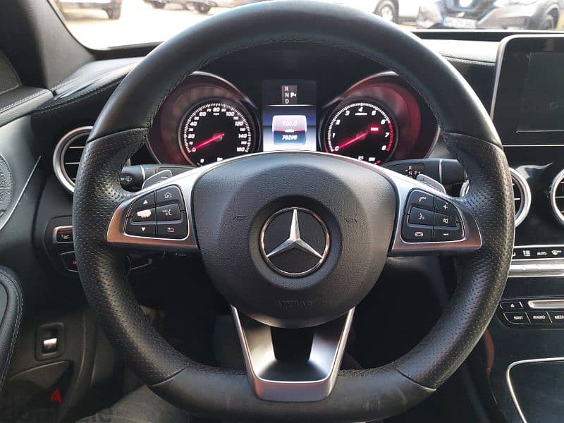 C300 2016 look amg ajnabye super clean 70 000 mi 12