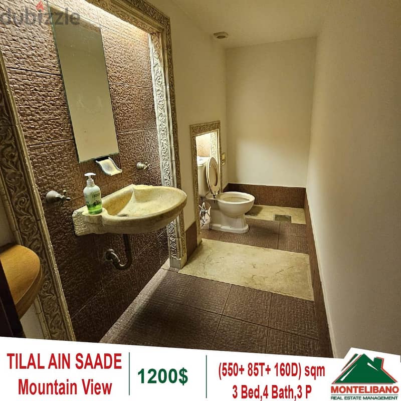 1200$!! Mountain View Villa for rent located in Tilal Ain Saadeh 5