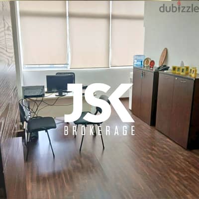 L16011-Fully Furnished Office For Rent in Hazmieh