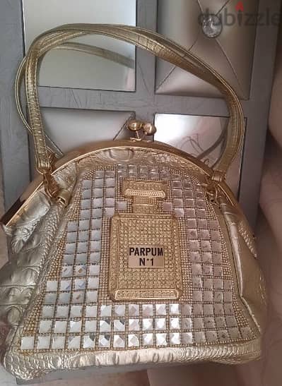 Gold Handbag