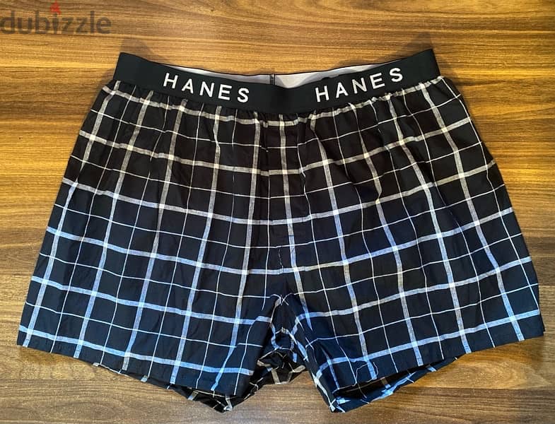 HANES Woven Boxers Set. (XL) 3