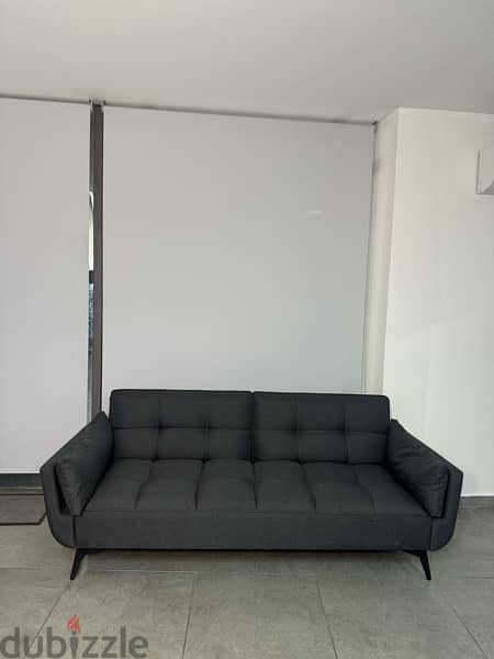 Modern Dark Gray Couch 0