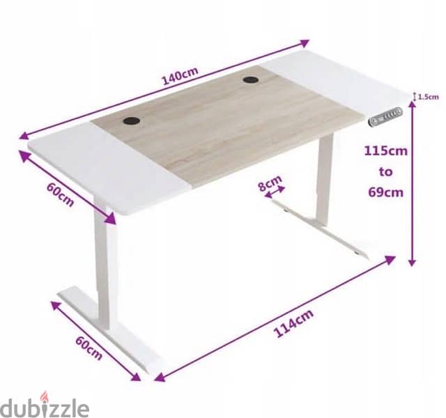 Adjustable Standing Desk طاولة مكتب 3