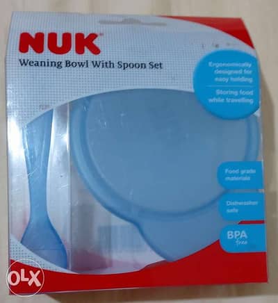 NUK weaning bowl with spoon set