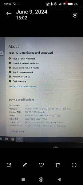 Laptop HP never repaired still original 4