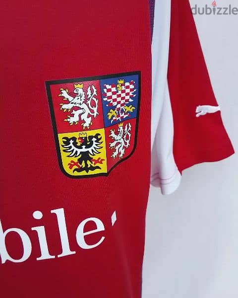 Original "Czech Republic" Red Puma 2003/04 Home Jersey Size Men's XL 3