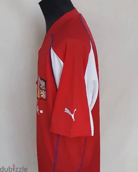 Original "Czech Republic" Red Puma 2003/04 Home Jersey Size Men's XL 4