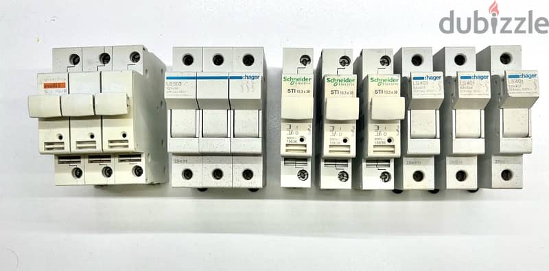 علب فيوزات صناعية Industrial Fuses carrier 0