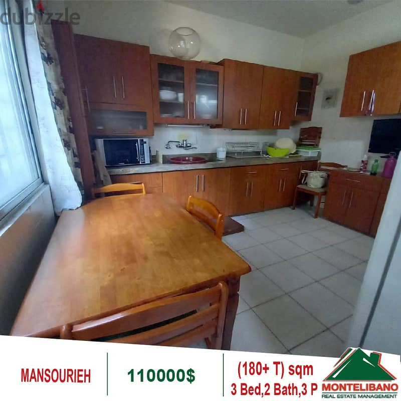 110000$!! Apartment for sale located in Mansourieh 4