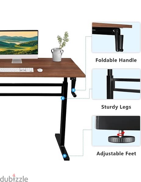 Adjustable Standing Desk طاولة مكتب 5