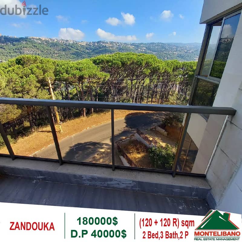 180000$!! Mountain View Duplex for sale located in Zandouka 1