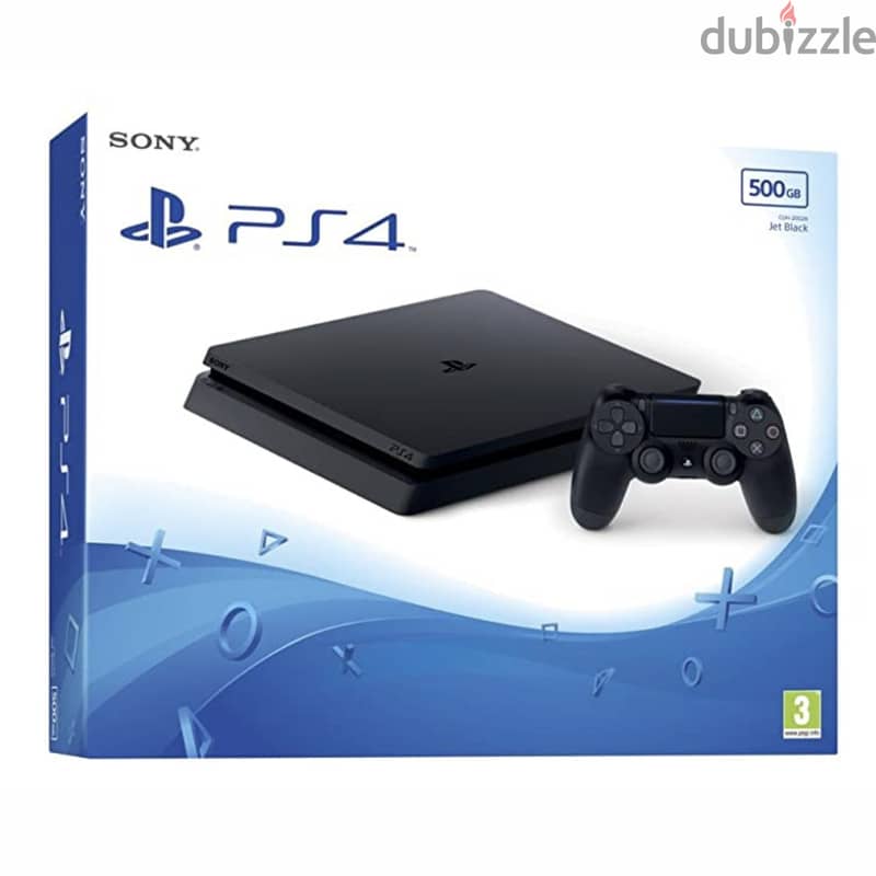 Sony PlayStation 4 Console PS4 Slim 2 Controllers – 500GB 0