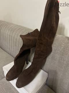 boots brown size 39