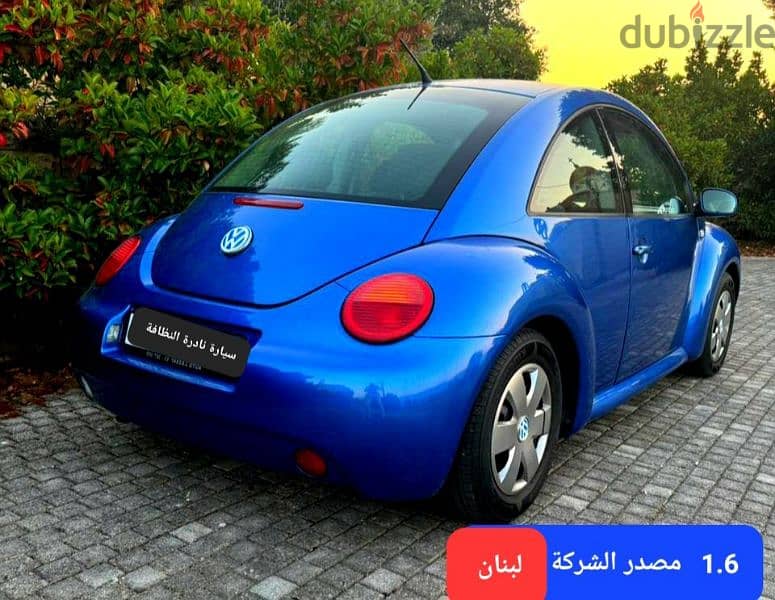 Volkswagen Beetle 2001 full automatic 1.6 مصدر الشركة لبنان 1