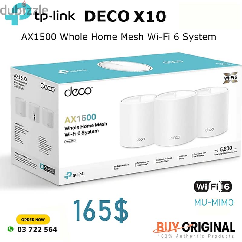 DECO HOME WiFi Mesh System 3 Packs 0