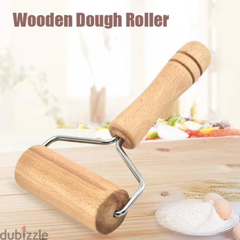 Pizza Dough Roller Wooden 3