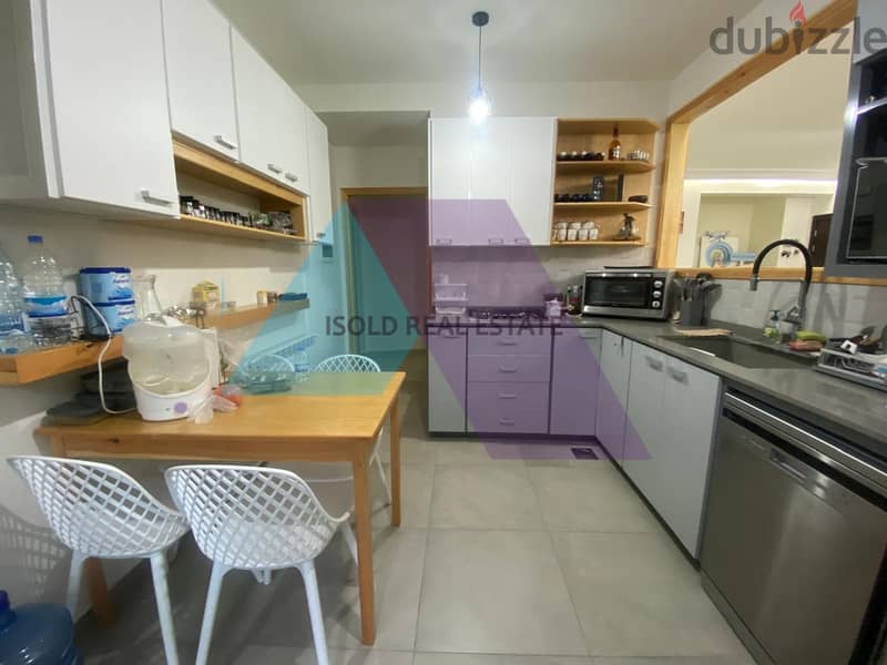 Furnished 150m2 apartment+mountain view  for sale in Jouret El Ballout 3