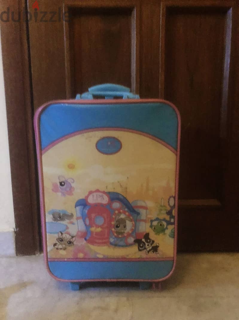 School bag and wheel travel bag 4