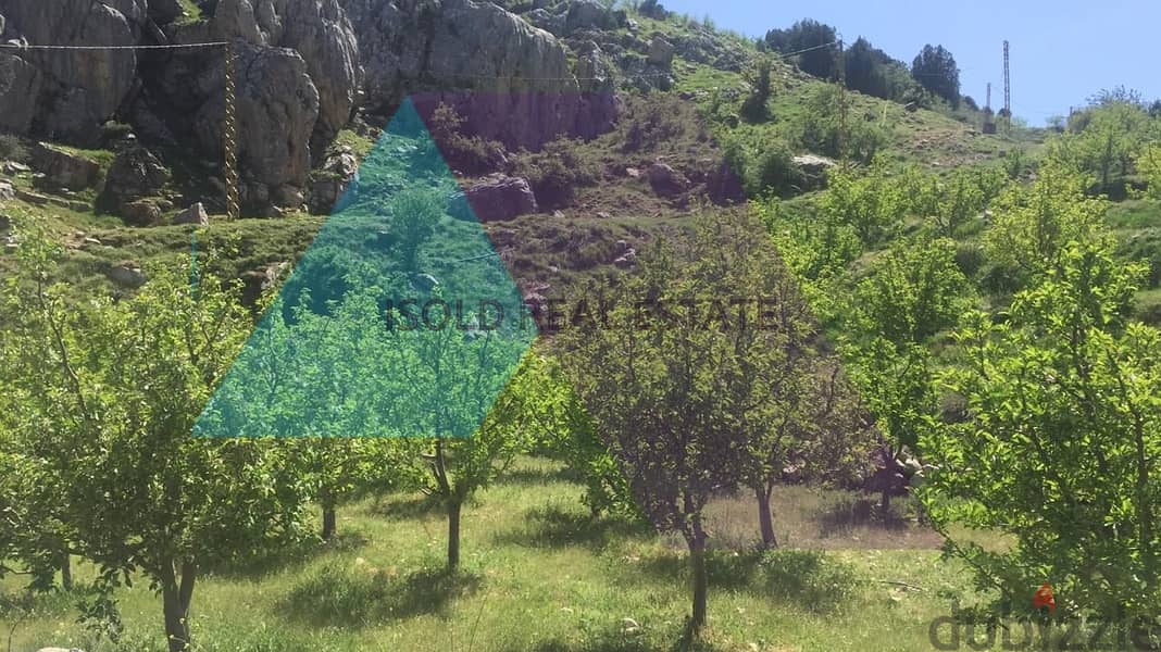 A 15,775m2 land having an open mountain view for sale in Jbeil/Ghabat 1