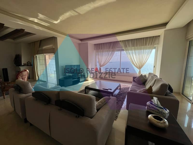 Furnished 265 m2 apartment with Panoramic sea view for rent in Tabarja 0