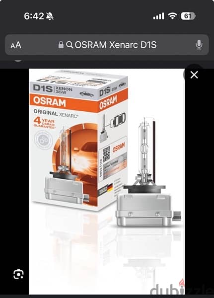 xenon light made in germany OSRAM D1s 35w 4