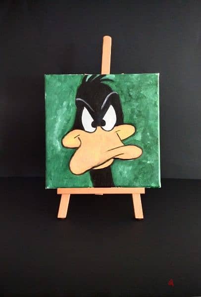 Duffy Duck Oil Painting 0