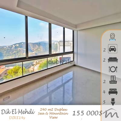 Dik El Mehdi | Brand New 240m² Duplex | Terrace | Open View | Catch