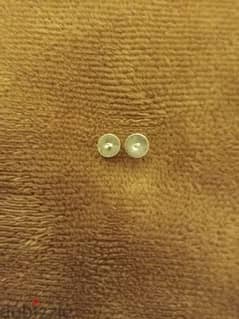 flat gold stud earrings 0