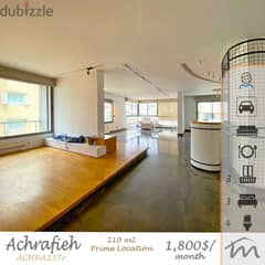 Ashrafieh | Signature | Decorated 210m² | Fully Equipped Kitchen