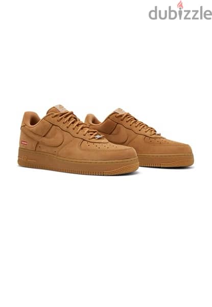 Supreme x Air Force 1 Low SP 'Box Logo - Wheat' 4