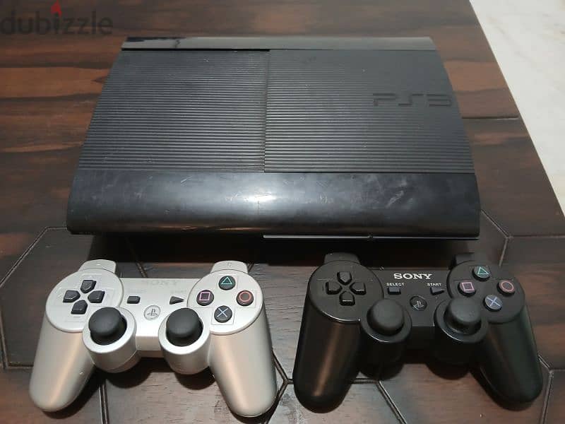 Ps3 Super Slim, 70$, 70732874,معها مسكتين 2