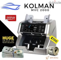 Kolman Pro Money Counters USD EURO LBP مكنة عد وفحص النقود