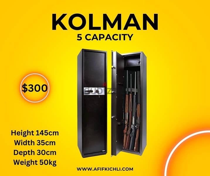 Kolman Safe Box all Sizes خزنات حديد جميع القياسات 5