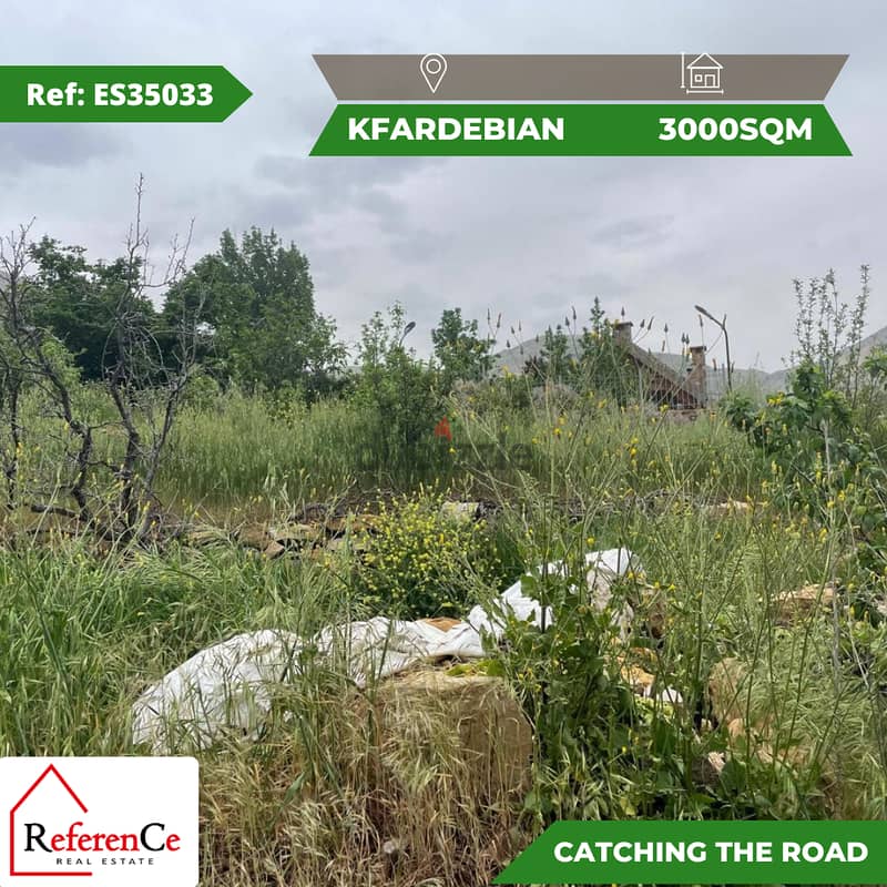 Prime location land in Kfardebian ارض للبيع في كفردبيان 0