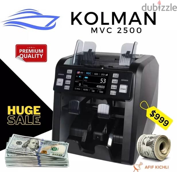 Kolman Money Counters USD EURO LBP عدادة نقود 3