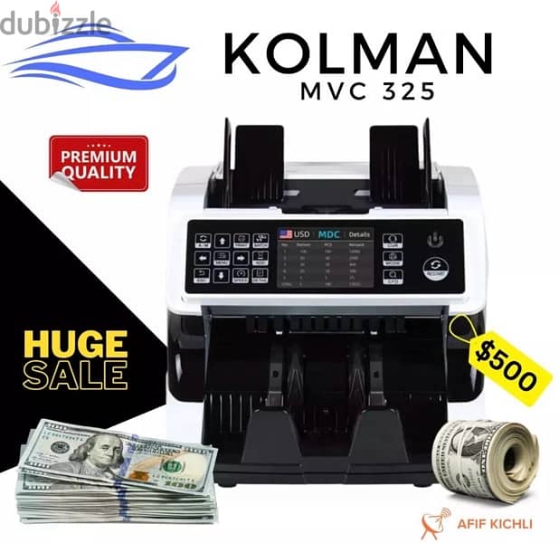 Kolman Money Counters USD EURO LBP عدادة نقود 4