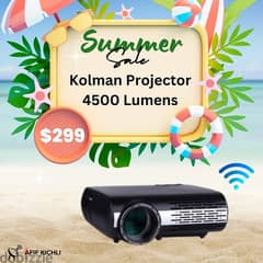 Kolman Projector 4500 Lumens