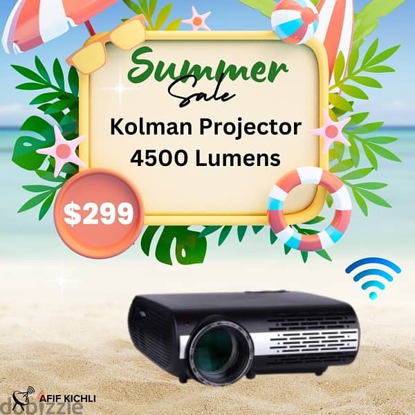 Kolman Projector 4500 Lumens 0