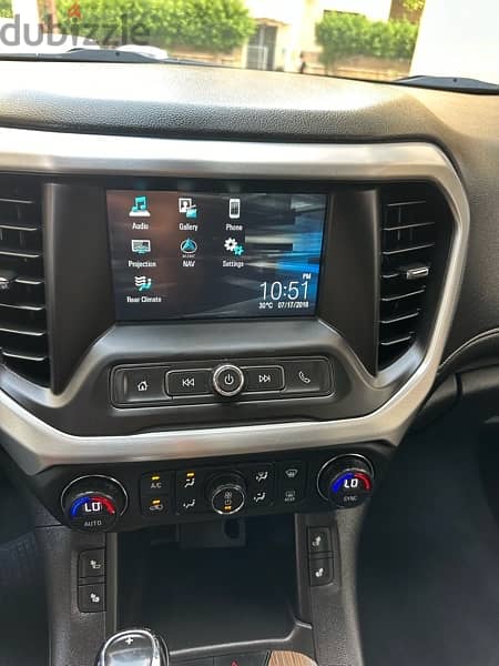 GMC Acadia 2017 black on black (company source) 13