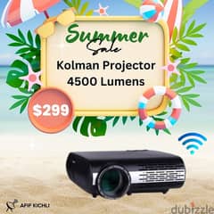 Kolman Projector 4500 Lumens New