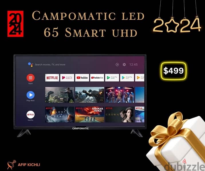 Samsung Campomatic LED 32-43-50-55-65-75 Smart UHD كفالة شركة 2