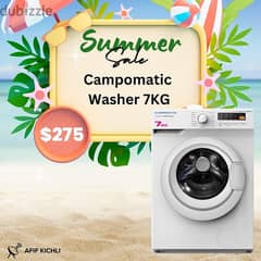 Campomatic Midea Samsung Washers غسالة كفالة شركة