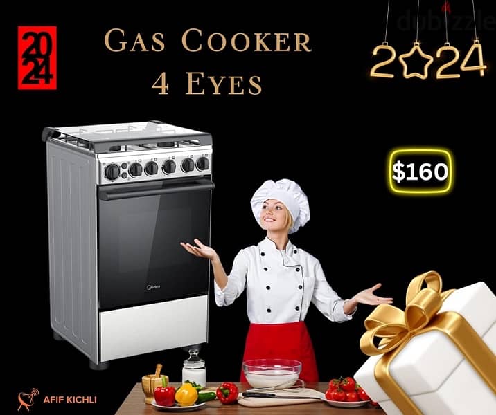 Gaz Stove 4-5 Eyes فرن غاز كفالة شركة 1